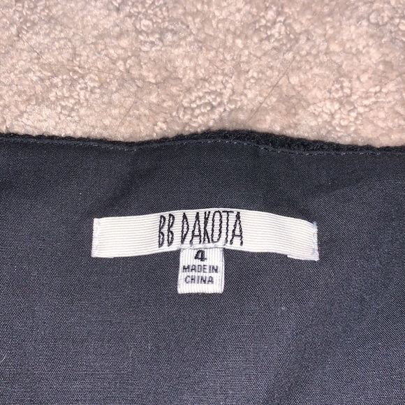 BB DAKOTA SUEDE/ CROCHET A-LINE MINI SKIRT - Picture 5 of 8